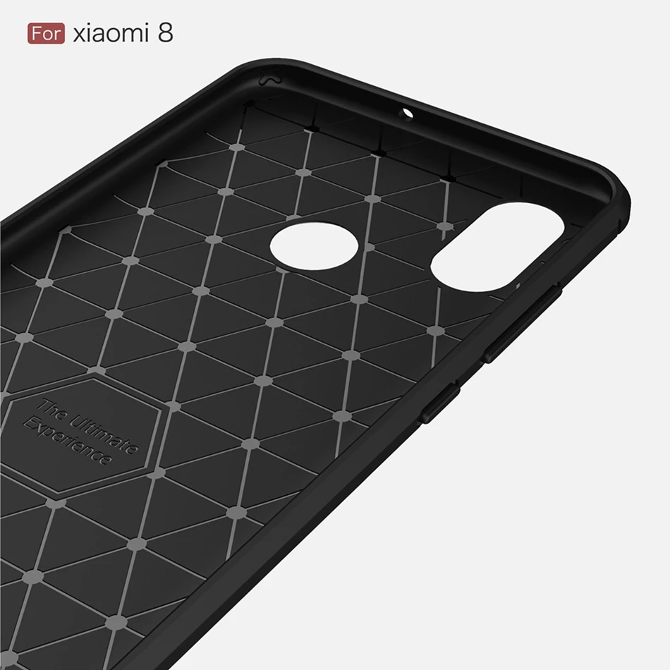 Soft Silicon Case for Xiaomi Mi8 Coque Carbon Fiber Anti Knock Phone Cover for Xiaomi Mi A1 Pocophone F1 Mi6 Note 2 5S Plus Case (4)