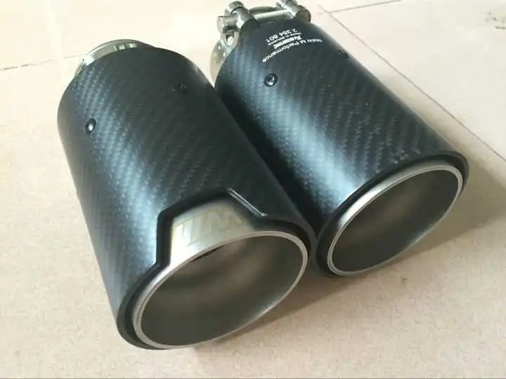

Universal 2PCS Carbon Fiber Car-Styling Tail Exhaust Muffler Tip for BMW