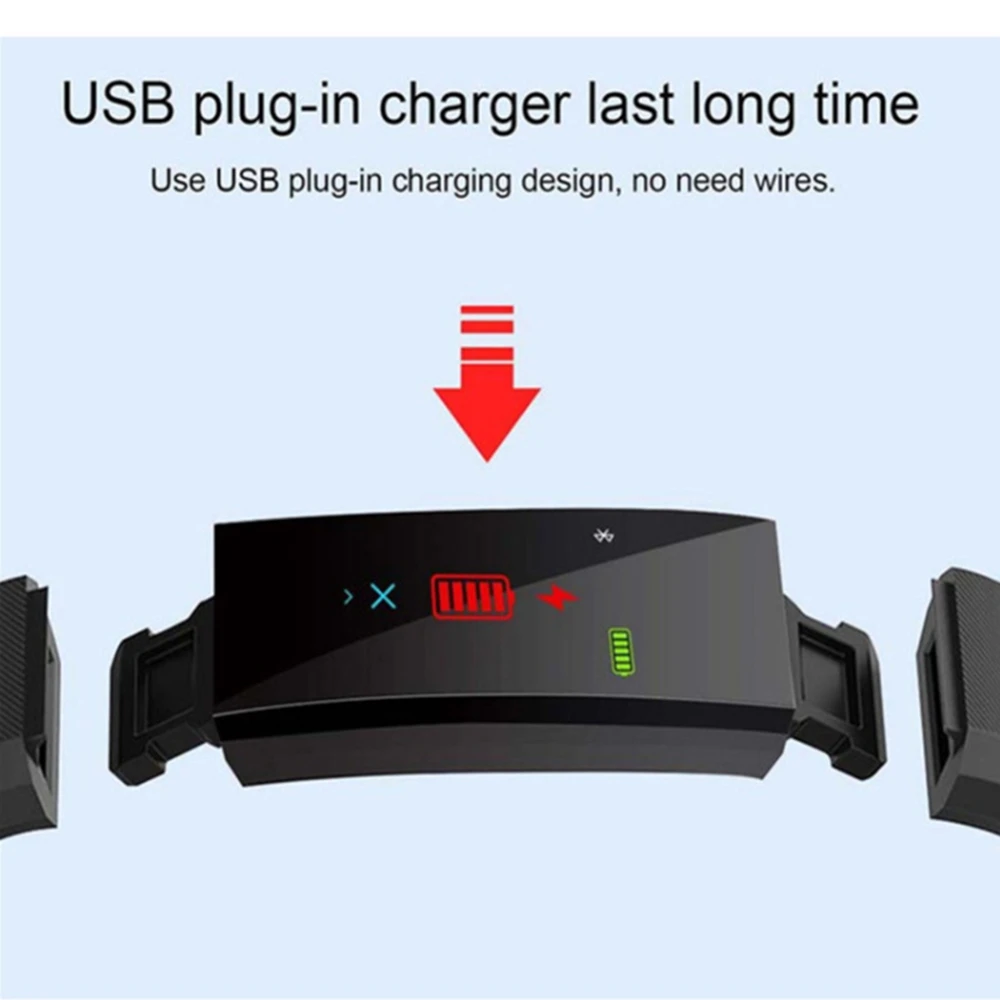 ID115Plus Smart Wrist band Bluetooth Heart Rate Monitor