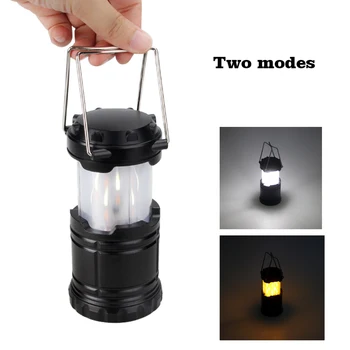 

Outdoor lighting 2 Light color Flame lantern camping light dry battery camping light Hanging lamp no battery