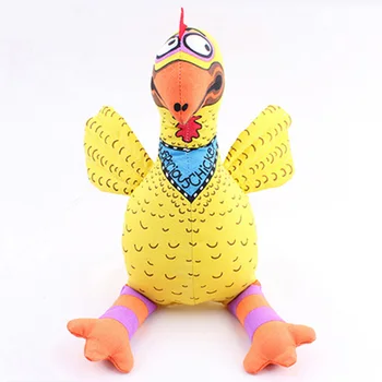 

Large Dogs Chicken Chew Toys Pet Puppy Trainging Squeaker Squeaky Plush Quack Decompression Bite Play Game Supplies Pet Products