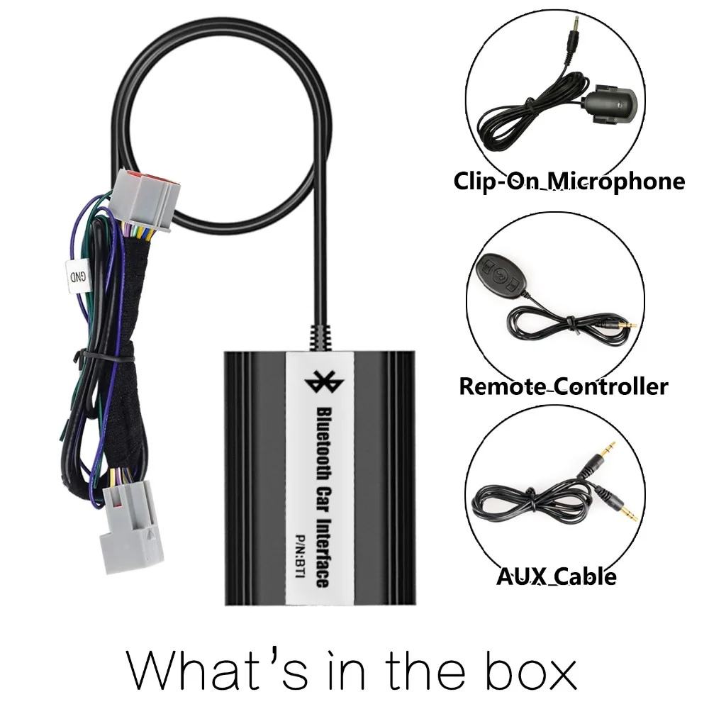 Apps2car стерео Bluetooth адаптер Беспроводной Music Receiver AUX USB Интерфейс для Mercury Milan 2006-2009