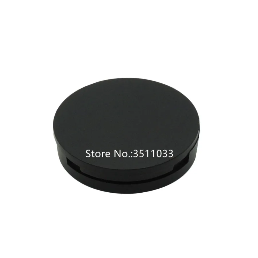 100pcs-lot-59mm-Matte-Black-Compact-Powder-Case-with-Mirror-and-aluminum-pan-Cosmetic-Powder-Container
