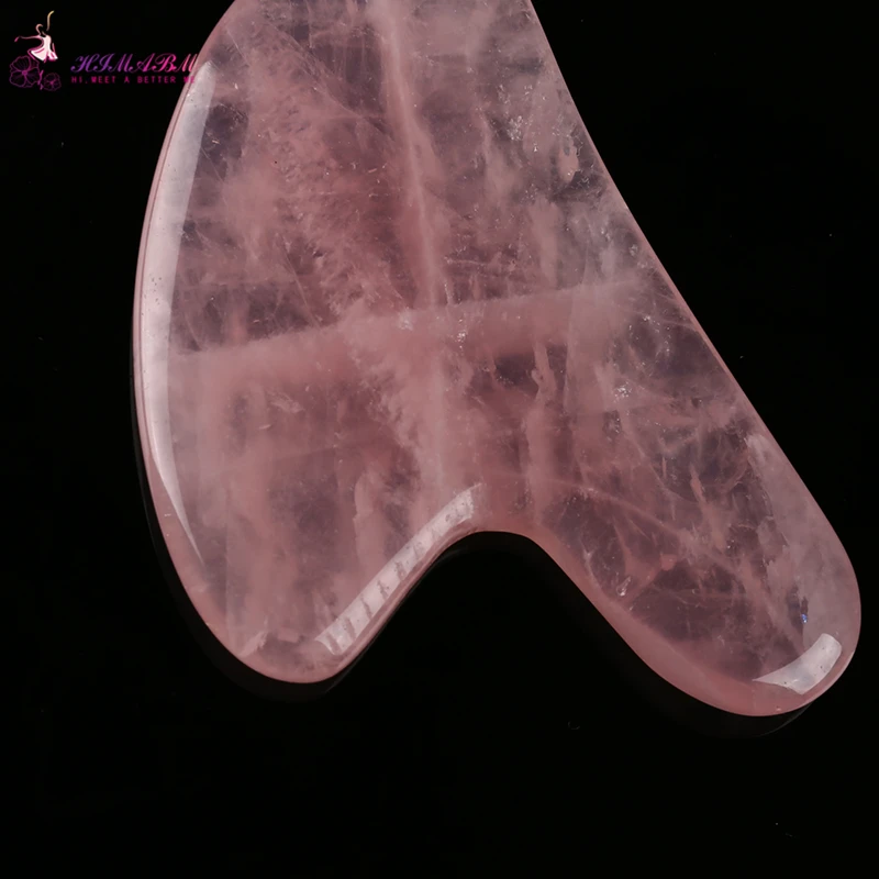 HIMABM Natural Rose Quartz Gua Sha Guasha Board Face Body SPA Massage Relax Tool Wrinkle reduction Face Massage Tool Acupuncture HIMABM Natural Rose Quartz Gua Sha Guasha Board Face Body SPA Massage Relax Tool Wrinkle reduction Face Massage Tool Acupuncture