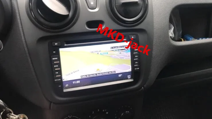 Discount MEKEDE 4g LTE Android 7.1 Car DVD Player For Dacia Sandero Duster Captur Lada Xray 2 Logan Trafic X83 2014 GPS radio 9