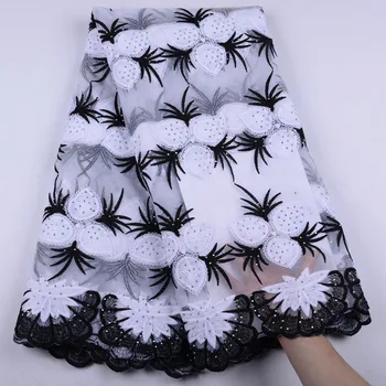

French Laces Fabrics High Quality Tulle African Laces Fabric For Wedding Nigerian Tulle Lace Milk Silk Materials S1516