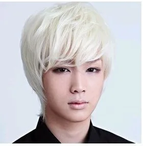 Han Edition Fashion Wig Rice White Hair Cosplay Anime Series Show
