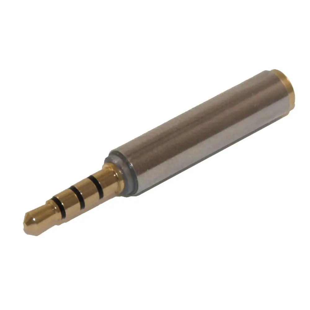 Ascromy 3.5mm to 3.5mm TRRS 4 Conductor MaleFemale Port Extender Shielded Adapter 3.5 mm OMTP to 3.5 mm CTIA Converter (6)