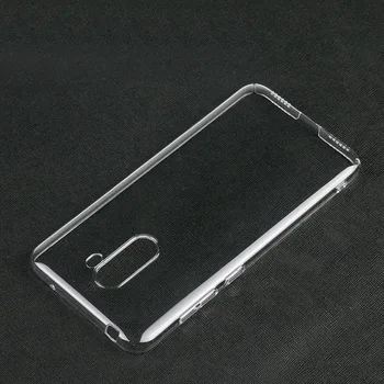 

10PCS/LOT.4 sides protective Ultra Clear Crystal Transparent Hard Back Case Cover Shell for Xiaomi Poco F1 / Xiaomi Pocophone F1