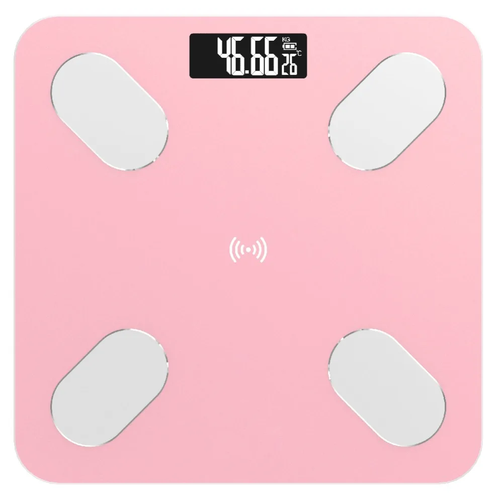VKTECH S5 весы для тела и жира, напольные, умные, электронные, светодиодный, цифровые весы для ванной, весы, Bluetooth, приложение для Android IOS