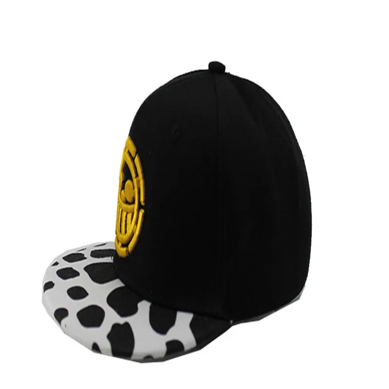 Hot Anime ONE PIECE Trafalgar Law Anime Hero Hat Cosplay Costume Baseball Cap Visor Cap Adult Hats Accessories Gift