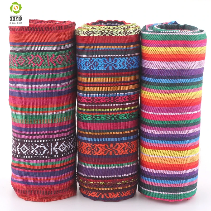 

New Print Floral African Cotton Linen Fabric DIY Christmas Decoration Fabric For Patchwork Dress Sofa Curtain 45X45CM 3pcs/lot