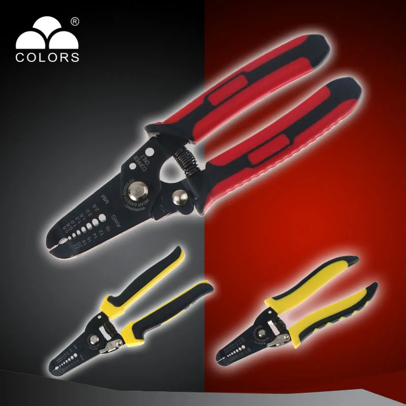 

COLORS cuter wire stripper herramienta cable tools plier crimp crimping tool crimper pliers pliers cutters alicates alicates
