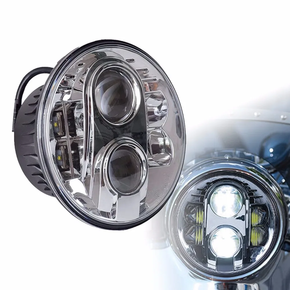 Led Projector Headlight Dot Motorcycle 7 Inch Round Headlights Drl 7 80W Moto For Dyna Street Glide huismerk kopen in de aanbieding Led Projector Headlight Dot Motorcycle 7 Inch Round Headlights Drl 7 80W Moto For Dyna Street Glide huismerk kopen in de aanbieding