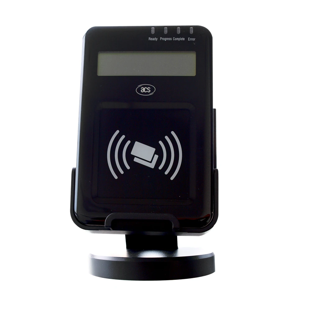 ACR1222L 13,56 MHz RFID lcd-оборудованный ПК-соединенный USB NFC Бесконтактный считыватель
