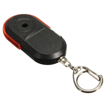 

New Wireless Anti-Lost Whistling Key Finder Sound LED Light Chain Alarm Whistle Prevent Loss Locator Keychain