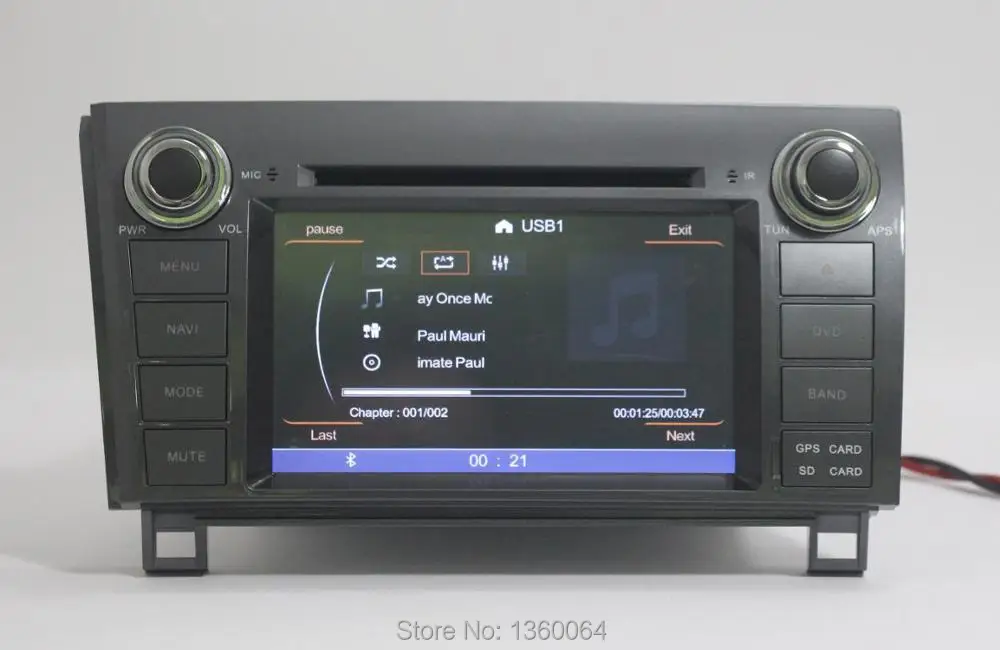 Sale 2 din 7" Car DVD GPS For Toyota Tundra Sequoia Navigation Multimedia System Audio Video Player Media Stereo Head Unit Autoradio 10