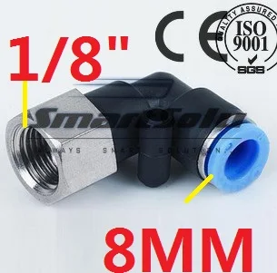 

Free Shipping 10pcs/lot Female Thread L Elbow Pneumatic Hose Gas Connector 90 degree PLF 8-01