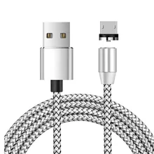 1 м 2 м Магнитный кабель Micro usb кабель для зарядки samsung Xiaomi huawei LG htc разъем MicroUSB смартфон Универсальный Магнитный кабель