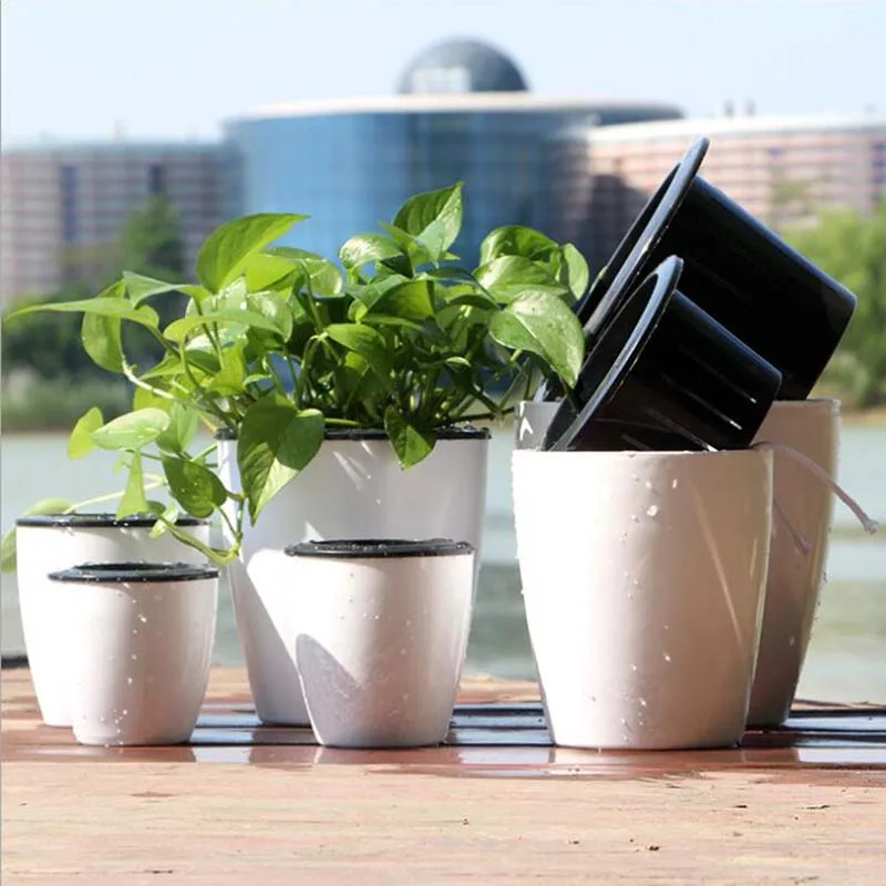 New Self Watering Pot Flowerpot Planter Basket Home Garden Lounger Aeproduct Getsubject