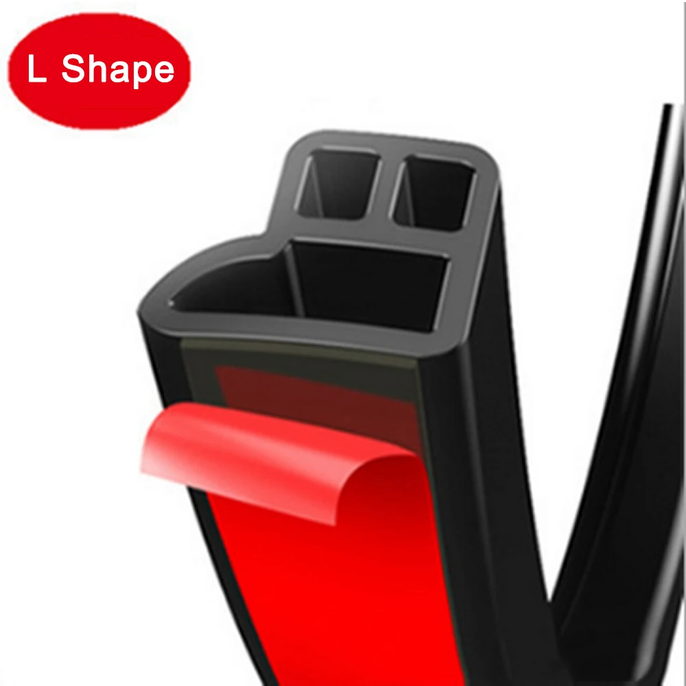 

Car Door L-type Sealing Strip 2-16M BD Shape Rubber Sealing Strip Waterproof Dustproof Noise Insulation Sealing Adhesive Sticker