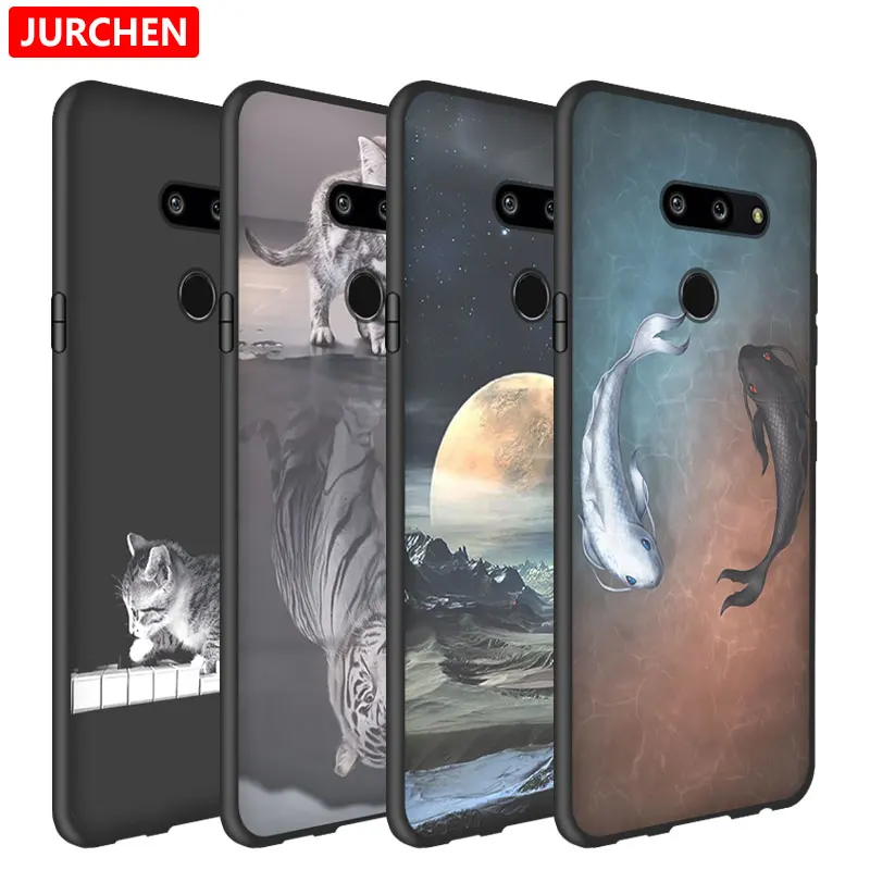 Ультратонкий чехол JURCHEN с мультяшным рисунком для LG G8 G8S тонкий G8ThinQ G8SThinQ