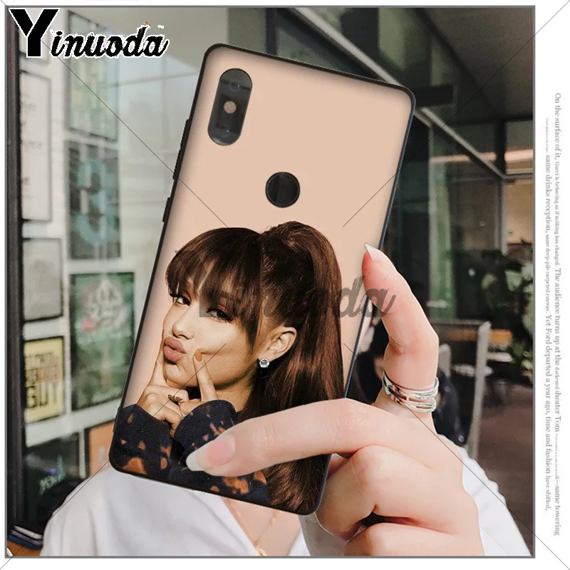 Yinuoda Cat Ar Ariana Grande черный ТПУ мягкий резиновый чехол для телефона xiaomi mi 6 8 se note2 3 mix2