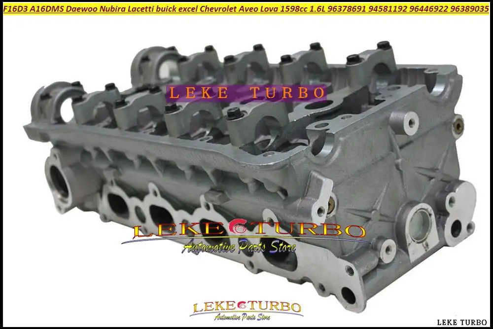 F16D3 A16DMS Cylinder Head For buick excel For Chevrolet Aveo Lova 1598cc 1.6L DOHC 16v 96378691 94581192 96446922 96389035  (4)