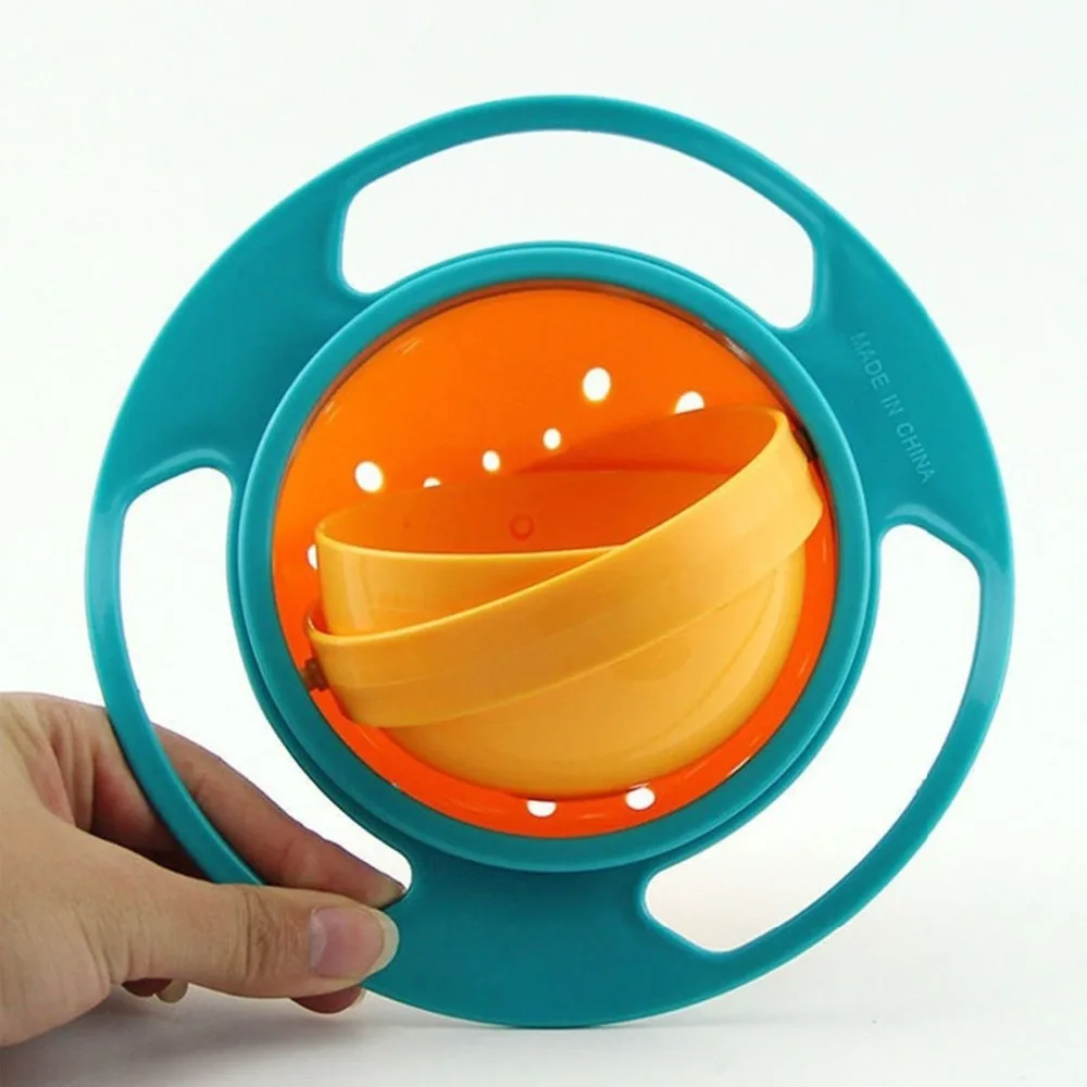Безопасная Практичная конструкция, Детские Твердые блюда для кормления, Детская Милая игрушечная чаша, универсальная 360 Вращающаяся непроливающаяся чаша, детская посуда для мальчиков