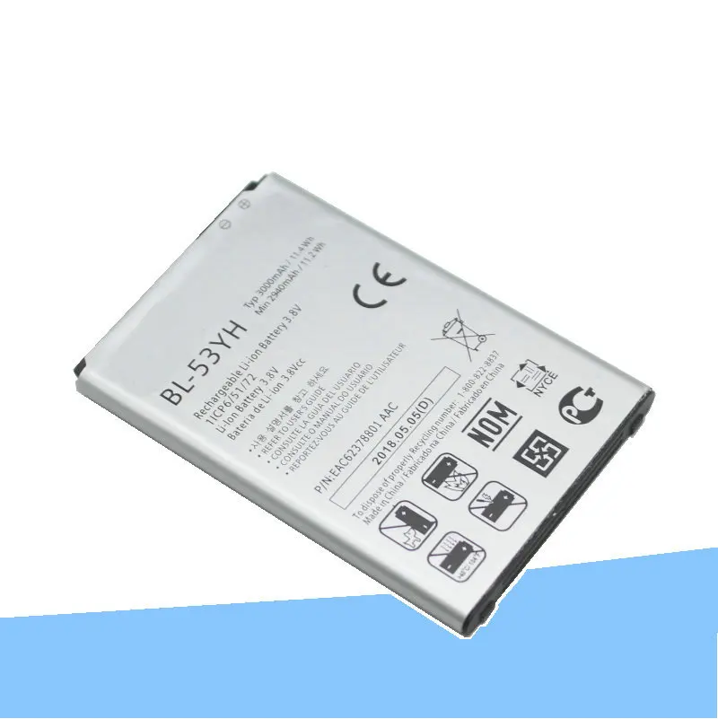 ISkyamS 1x3000 мАч BL 53YH Сменный аккумулятор для LG Optimus G3 D850 D851 D855 LS990 D830 VS985 F400