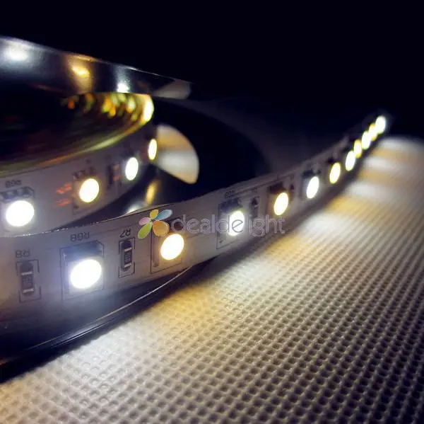 

5M 5050 300leds Dual White warm white + cool white Non-waterproof LED Strip Light Color Temperature Ajustable DC12V