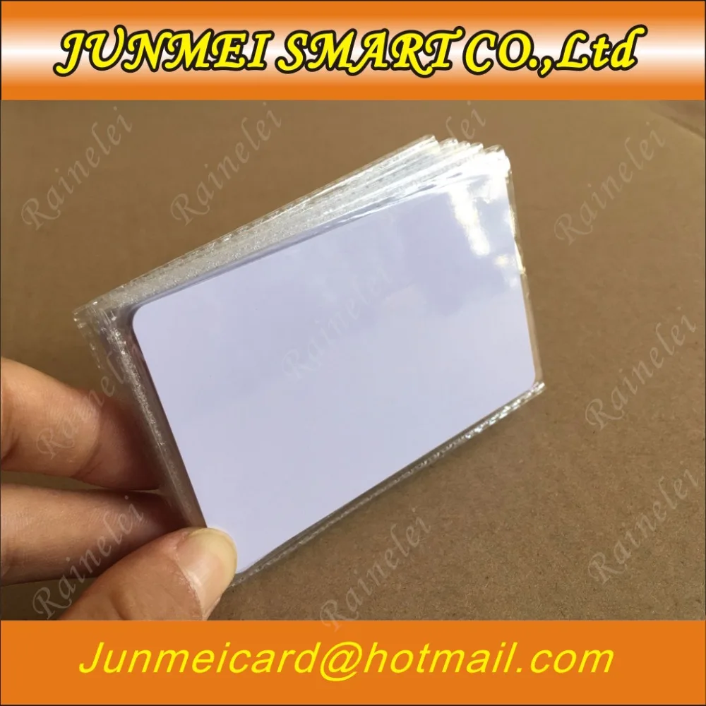 1000 шт./лот nfc 1k S50 пустая карта тонкая ПВХ Карта RFID 13 56 МГц ISO14443A IC умная карточка fudan