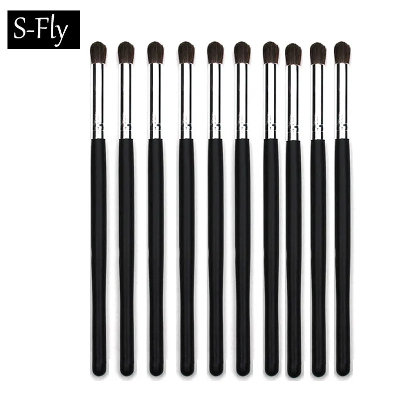 

10pcs Cosmetic Makeup Brush Makeup Brushes Set Foundation Eyeshadow Powder Blush Goat Hair Make Up Brushes Maquiagem Tool