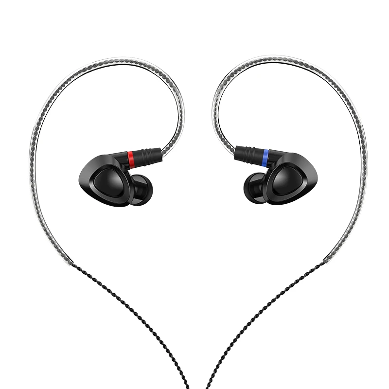 

ShanLing ME100 HiFi Dynamic driver In-ear earphone with MMCX Detachable Hi-Res Audio music player earphone free leather case