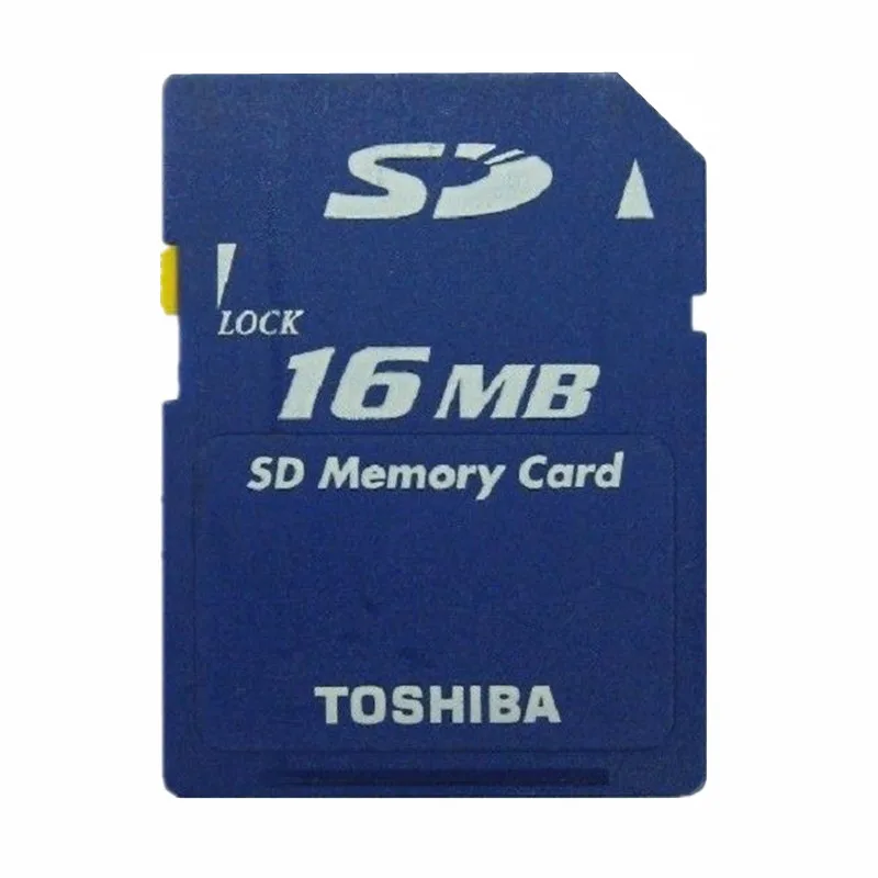 Оригинальная карта памяти 16 MB Toshiba sd-карта класс 2 SD 16 MB карта памяти безопасная карта памяти SD для цифровых камер