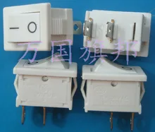 Entrega gratuita. Interruptor branco interruptor tipo de navio barco 6 um 250 v 2 CM de comprimento, 1.5 CENTÍMETROS de largura
