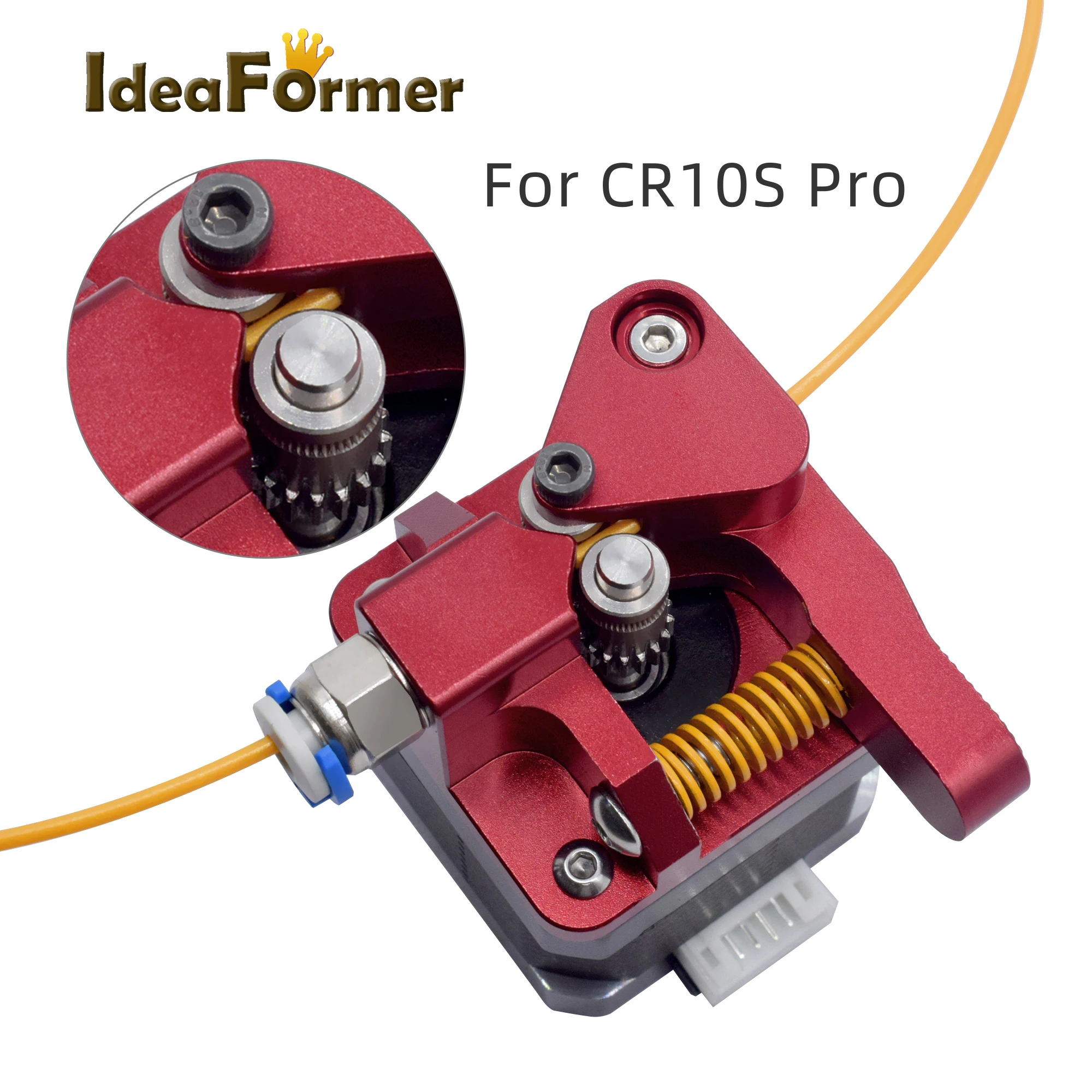 3d принтер части обновления на дальние расстояния дистанционного металла экструдер блок DIY двойной шестерни экструдер для CR10S PRO Creality CR-10S PRO