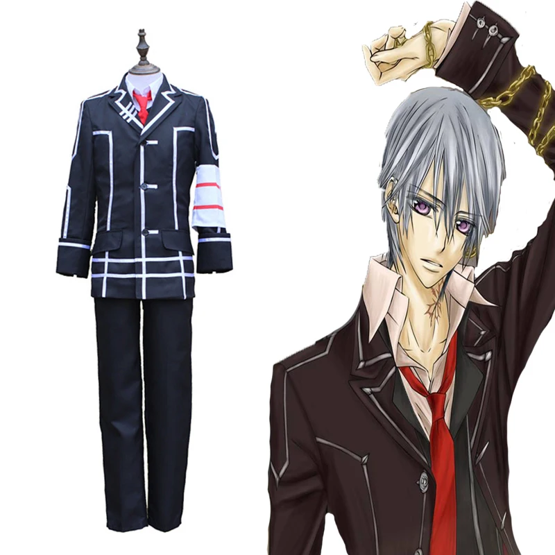 

Anime Vampire Knight Cosplay Costume Kiryuu Zero Costumes Full Sets Uniform Halloween Carnival Party Cosplay Costumes