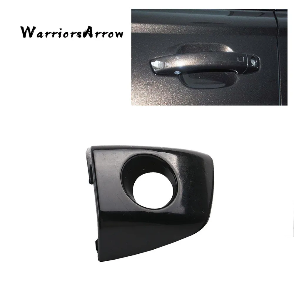 

WarriorsArrow Black Front Door Handle Lock Key Hole Cap Cover LHD ONLY For Audi A6 C7 A7 A8 2012 2013 2014 2015 2016 4H1837879