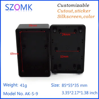 

szomk plastic electronic project box cable enclosure for electrical panel box 85*55*35mm plastic projects case