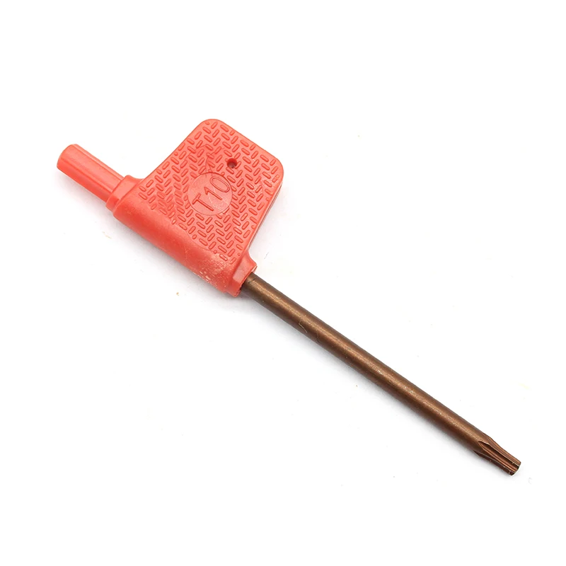 

Red flag wrench T10 standard Torx CNC tool holder Lathe accessory tool Torx screw wrench Tools Holder Accessories