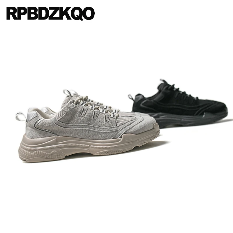 suede platform trainers