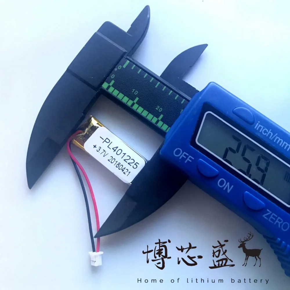 3,7 V 120mAh 401225 литий-полимерный литий-ионный аккумулятор для Mp3 PAD