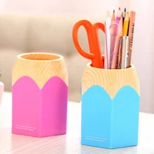 Креативная пластиковая ручка карандаш горшок контейнер держатель настольные аксессуары Школьные офисные принадлежности, ручки канцелярские