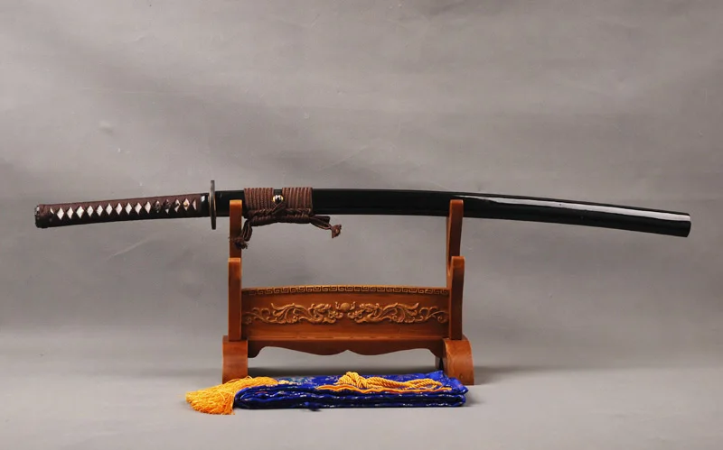 Острый японский меч Iaido самурая Катана в сложенном виде из стальной глины