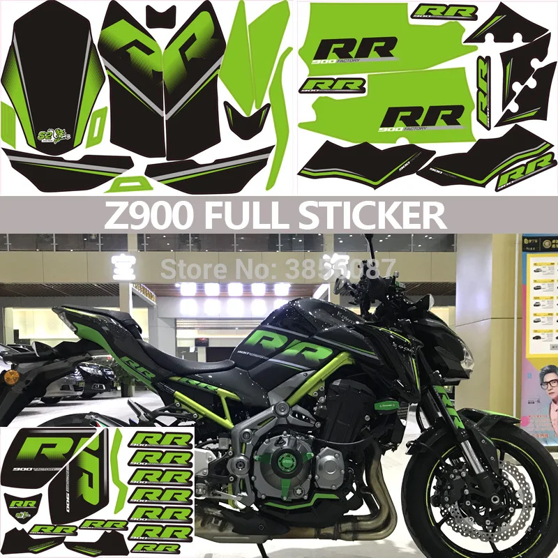 TTqp Z900 стикер на полную длину мотоциклетная наклейка RR Модифицированная защита