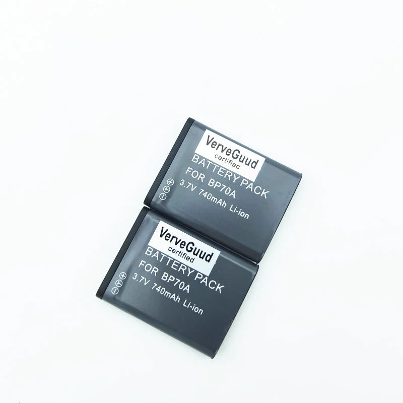VerveGuud(RUEITOP) BP 70A EA BP70A аккумулятор для SAMSUNG AQ100 DV150F ES65 ES67 ES70 ES71 ES73 ES74 ES75 ES80 MV800