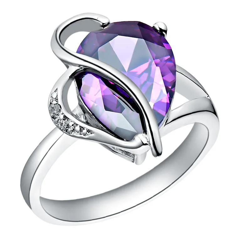 wedding purple heart crystal ring for women 18 k platinum plated full size 6 7 8 9 romantic jewelry wholesale in rings from jewelry accessories on - Purple Wedding Ring wedding purple heart crystal ring for women 18 k platinum plated full size 6 7 8 9 romantic jewelry wholesale in rings from jewelry accessories on - Purple Wedding Ring
