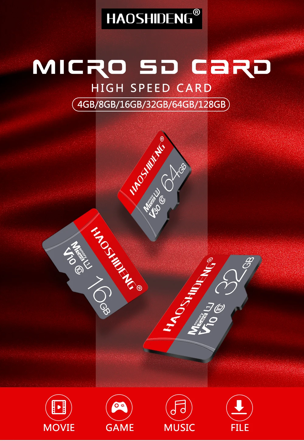 Лучший бренд micro sd 4 ГБ 8 ГБ 16 ГБ 32 ГБ 64 Гб карта памяти micro sd карта cartao sd TF карта Бесплатный адаптер для телефона/стола/камеры