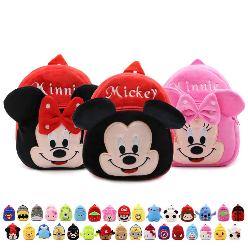 New 2017 Plush Minnie font b Kid b font Bag font b Backpack b font Children